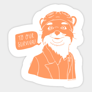 Mr. Fox Sticker